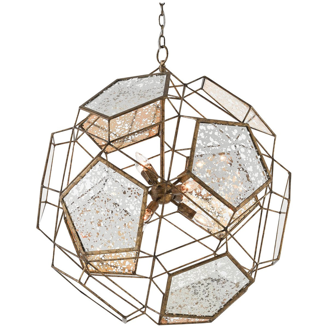 Currey and Company Julius Orb Chandelier