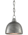 Currey and Company Earthshine Steel Small Pendant