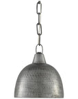 Currey and Company Earthshine Steel Small Pendant