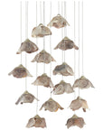 Currey and Company Catrice Round 15-Light Multi-Drop Pendant