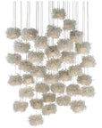 Currey and Company Birds Nest 36-Light Multi-Drop Pendant