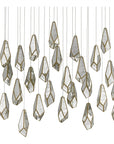 Currey and Company Glace 30-Light Multi-Drop Pendant