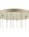 Currey and Company Dove Round 15-Light Multi-Drop Pendant