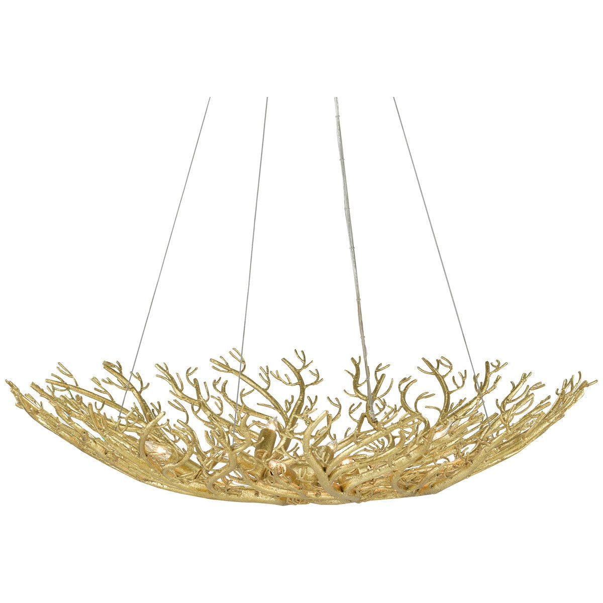 Currey and Company Sea Fan Bowl Chandelier