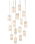 Currey and Company Escenia Round 15-Light Multi-Drop Pendant
