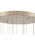 Currey and Company Rame Round 15-Light Multi-Drop Pendant