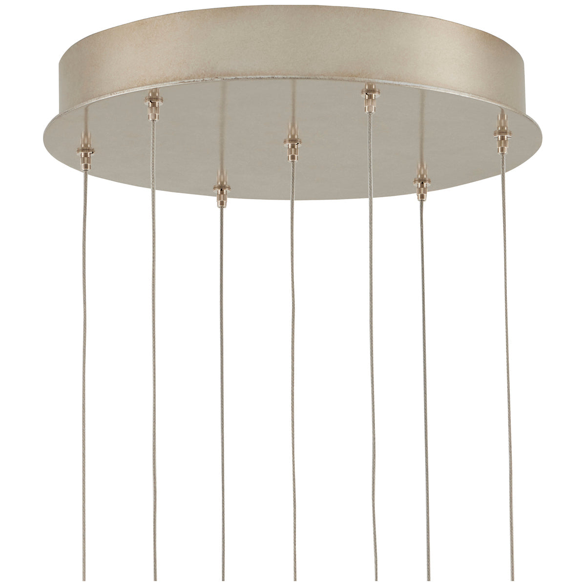 Currey and Company Beehive Round 7-Light Multi-Drop Pendant