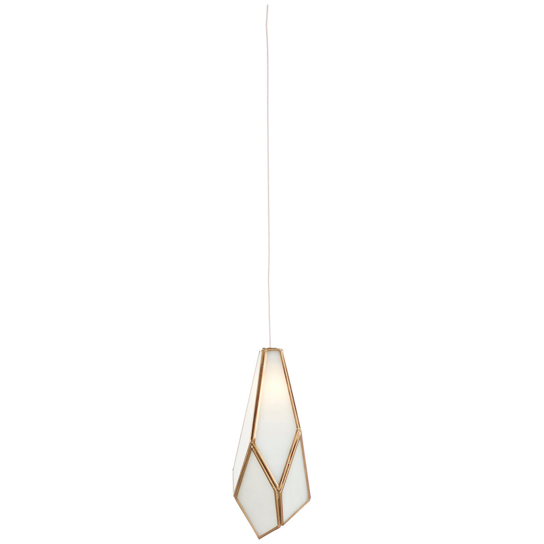 Currey and Company Glace White 1-Light Multi-Drop Pendant