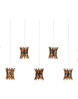 Currey and Company Alsop Rectangular 7-Light Multi-Drop Pendant