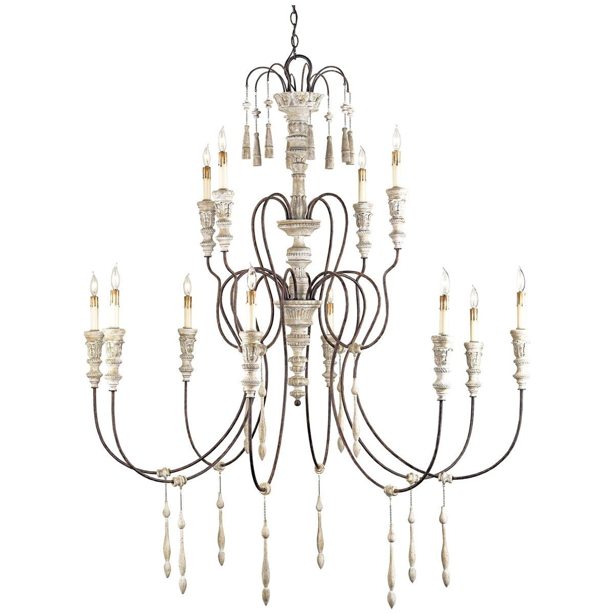 Currey and Company Hannah Large Chandelier