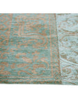 Louis de Poortere Vintage Patchwork 8006 Sea Blue Rug, 7'6" x 10'10"