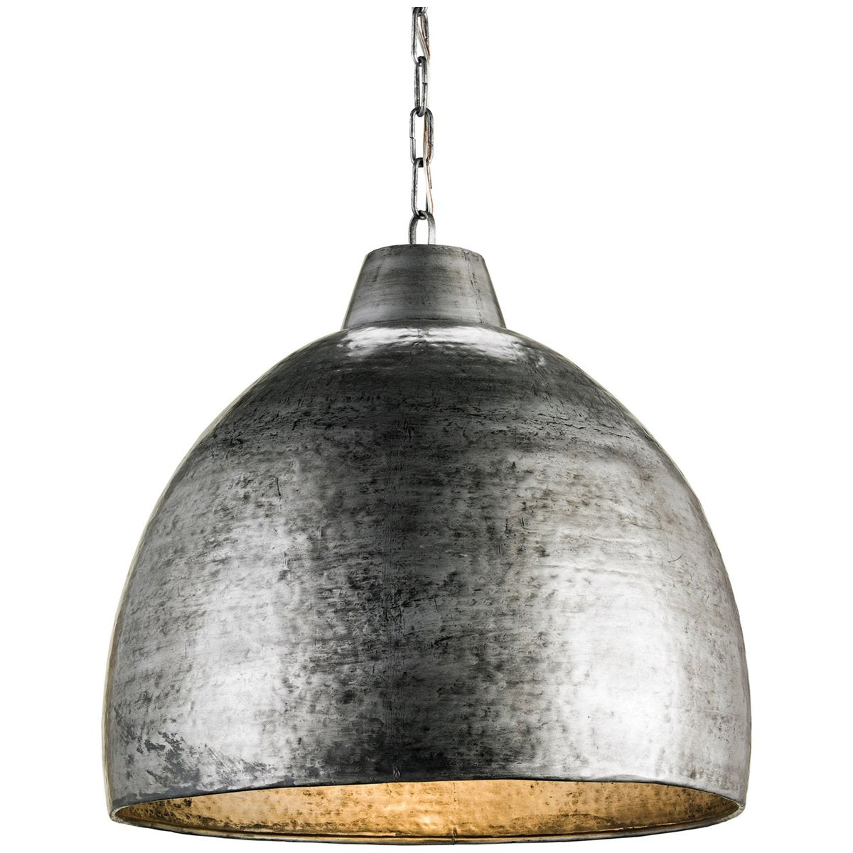 Currey and Company Earthshine Steel Large Pendant