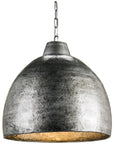 Currey and Company Earthshine Steel Large Pendant