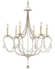 Currey and Company Crystal Lights Small Chandelier