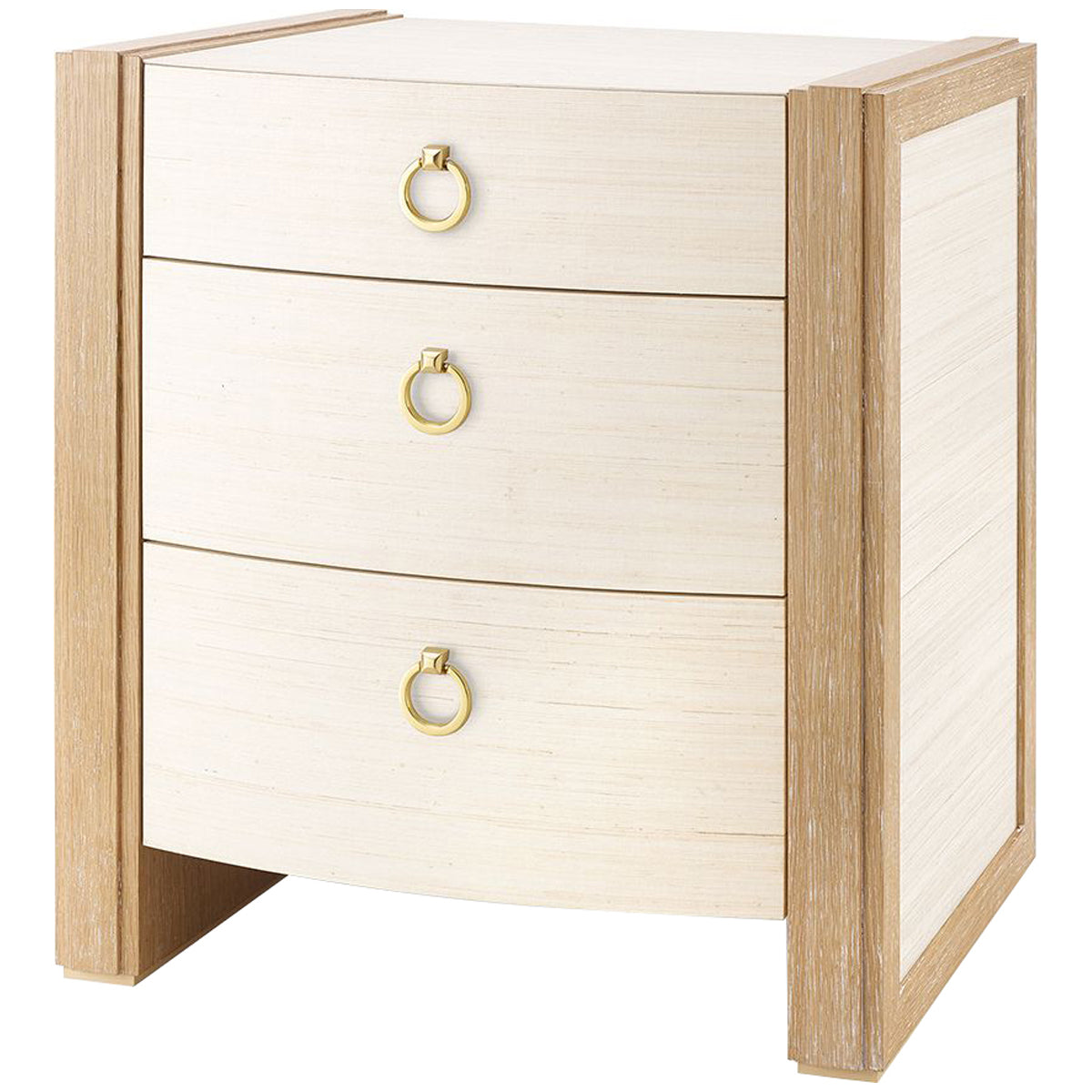 Villa &amp; House Albert 3-Drawer Side Table with Benedict Ring Pull