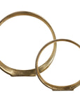 Uttermost Jimena Gold Ring Sculptures, 2-Piece Set