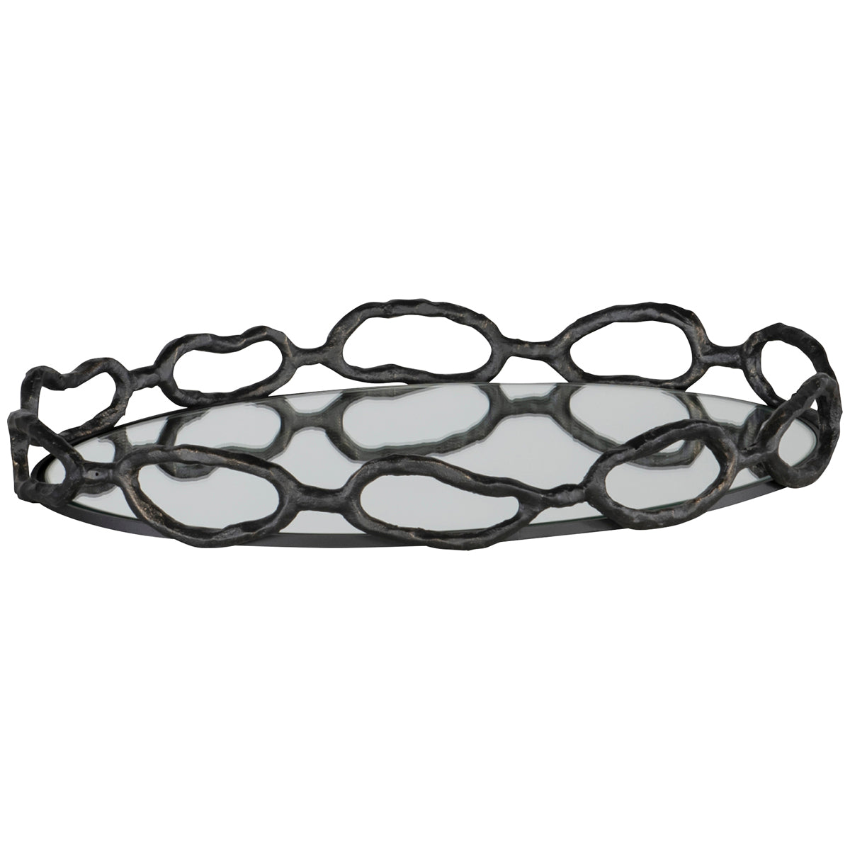 Uttermost Cable Black Chain Tray