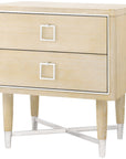 Villa & House Adrian 2-Drawer Side Table with Santino Pull