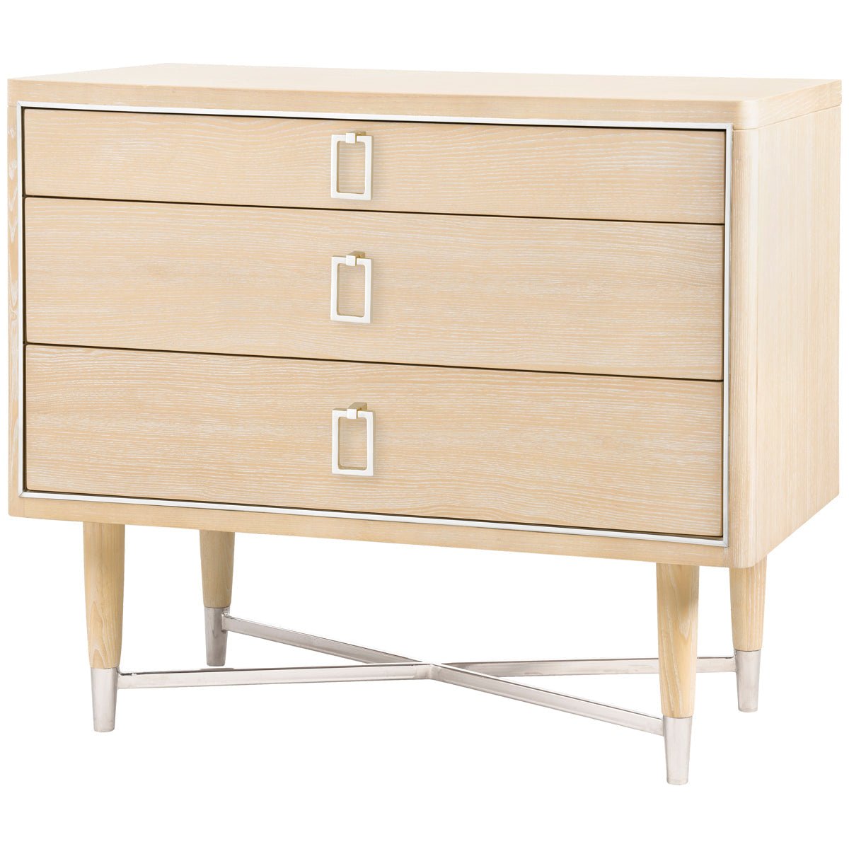 Villa &amp; House Adrian Large 3-Drawer Chest with Raquel Pull