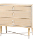 Villa & House Adrian Large 3-Drawer Chest with Raquel Pull