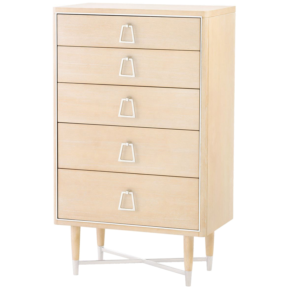 Villa &amp; House Adrian Tall 5-Drawer Dresser with Kelley Pull
