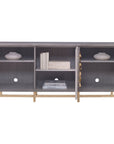 Ambella Home Origami Multi-Use Cabinet - Ash Grey/Lin