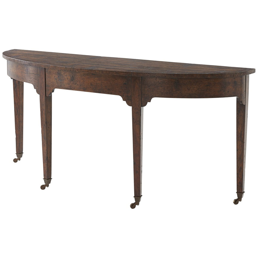 Theodore Alexander Victory Oak West Gate Console Table