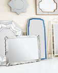 Villa & House Anne Mirror in Sapphire Blue and Gray