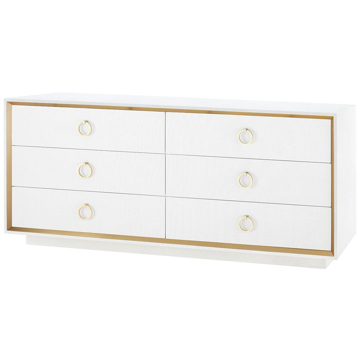 Villa &amp; House Ansel Extra Large 6-Drawer Dresser with Owen Pull