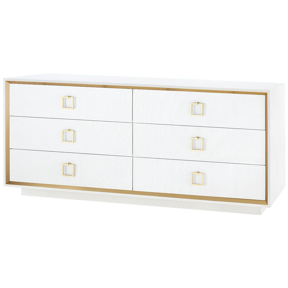 Villa &amp; House Ansel Extra Large 6-Drawer Dresser with Santino Pull