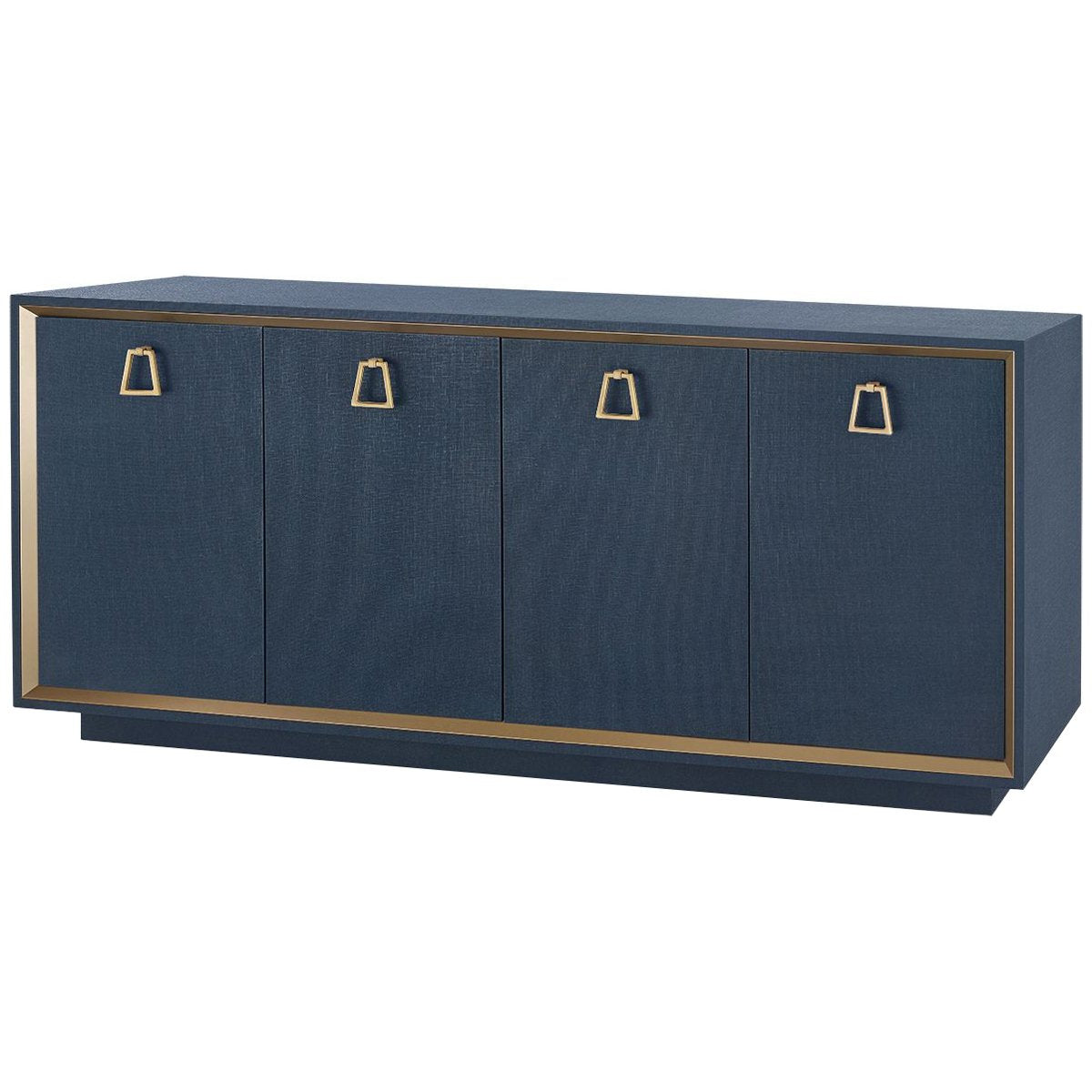 Villa &amp; House Ansel 4-Door Cabinet with Kelley Pull