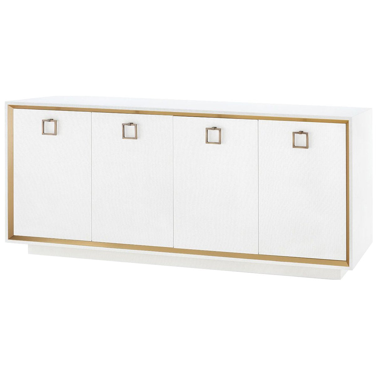 Villa &amp; House Ansel 4-Door Cabinet with Santino Pull
