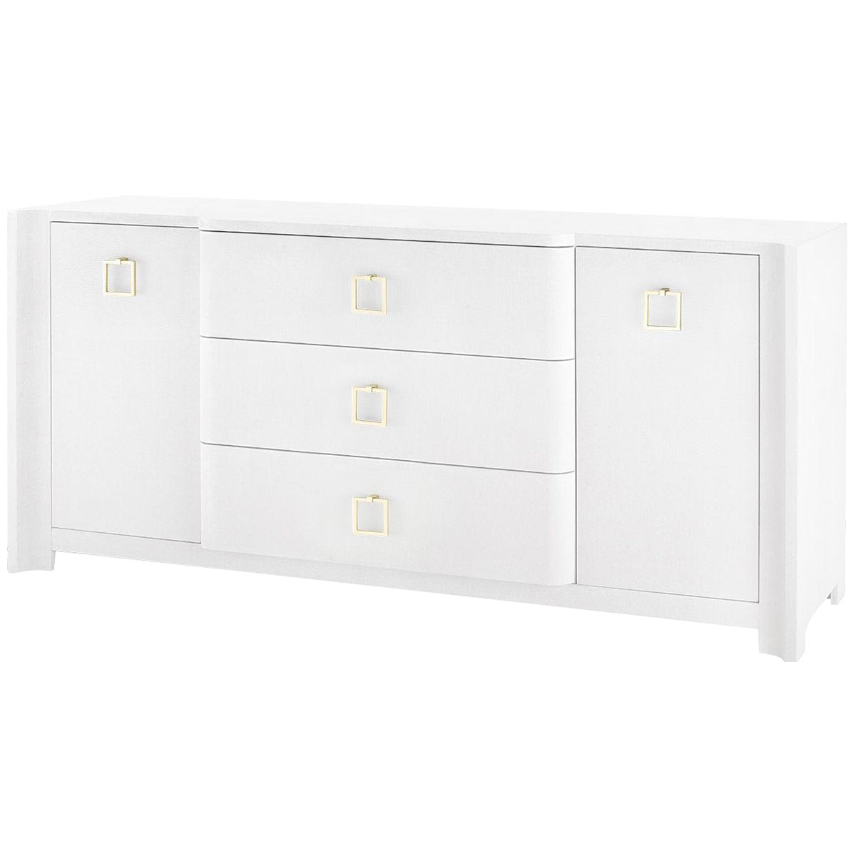 Villa &amp; House Audrey 3-Drawer 2-Door Cabinet with Santino Pull