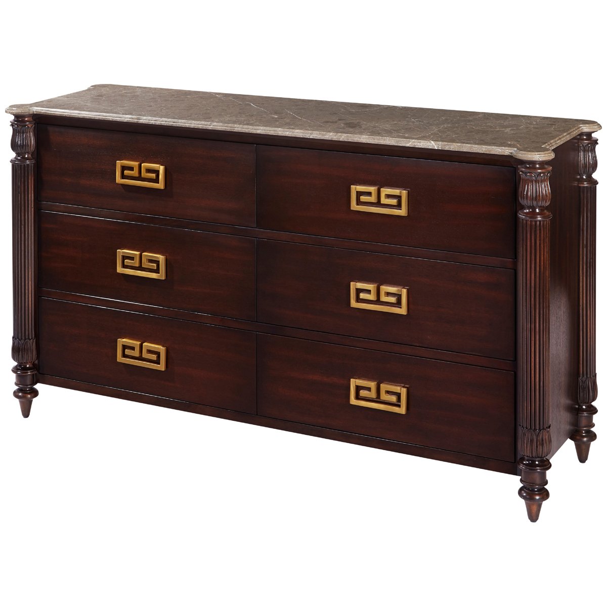 Theodore Alexander Duane Marble Commode