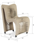 Phillips Collection Seat Belt Dining Chair