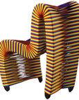 Phillips Collection Seat Belt Rainbow Pride Dining Chair