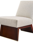 Baker Furniture Wedge Slipper Chair BA6845C
