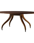 Baker Furniture Sheraton Oval Dining Table BAA2036