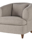 Baker Furniture Taupe Boucle Bubble Chair BAA3800C