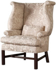 Baker Furniture Chippendale Scrolled Wing Chair BAU2002C