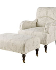 Baker Furniture Victorian Upholstered Ottoman BAU2005O
