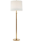 Visual Comfort Simple Floor Lamp with Linen Shade