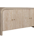 Worlds Away Waterfall Edge Buffet with Fluted Door Front