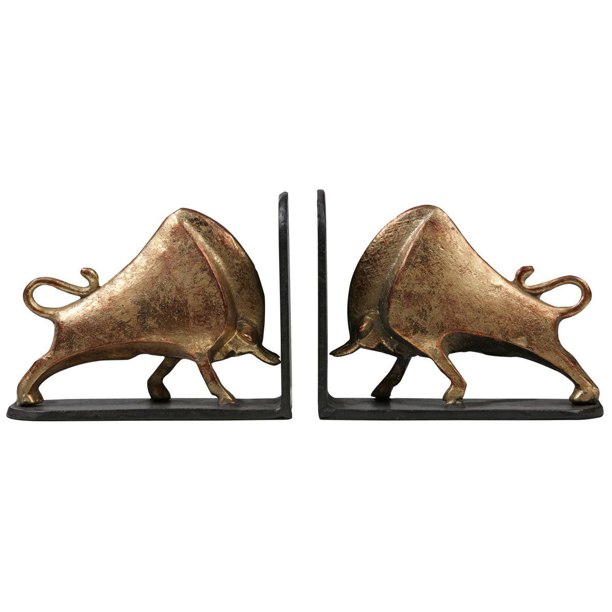 Villa &amp; House Bisoni Bookends Set of 2 in Gold