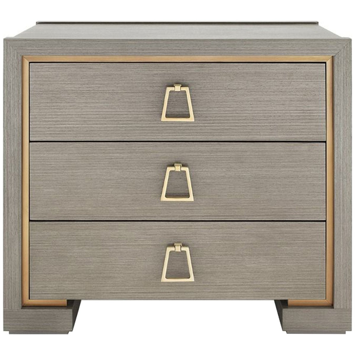 Villa &amp; House Blake 3-Drawer Side Table with Kelley Pull