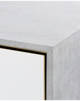 Villa & House Cameron 4-Door Gray Cabinet with Santino Pull