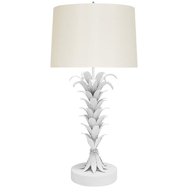 Worlds Away Palm Leaf Table Lamp