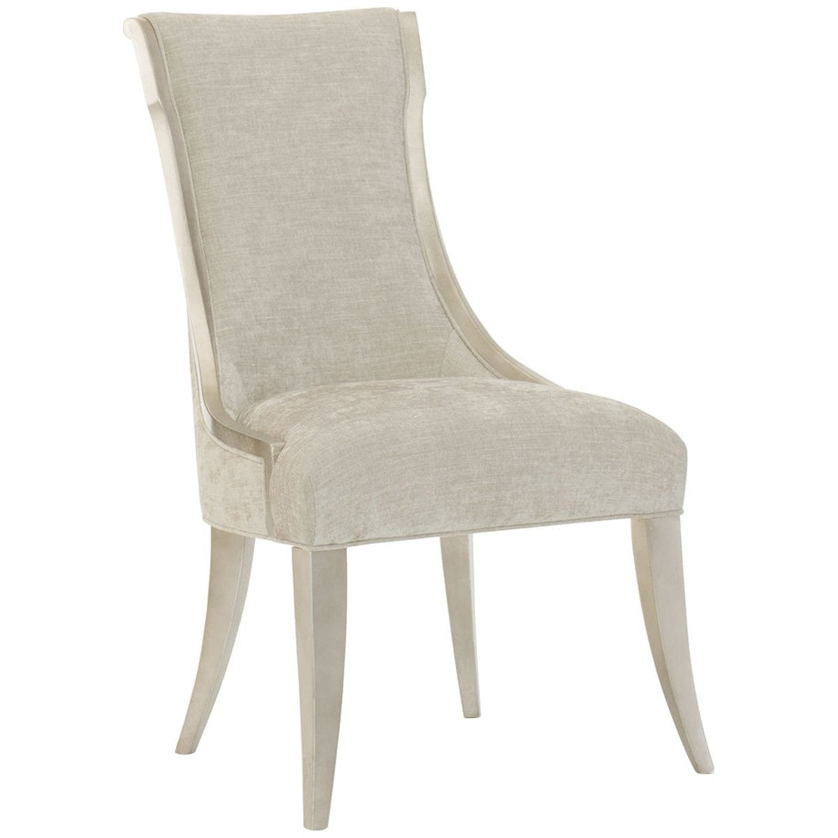 Caracole Avondale Soft Silver Leaf Side Chair