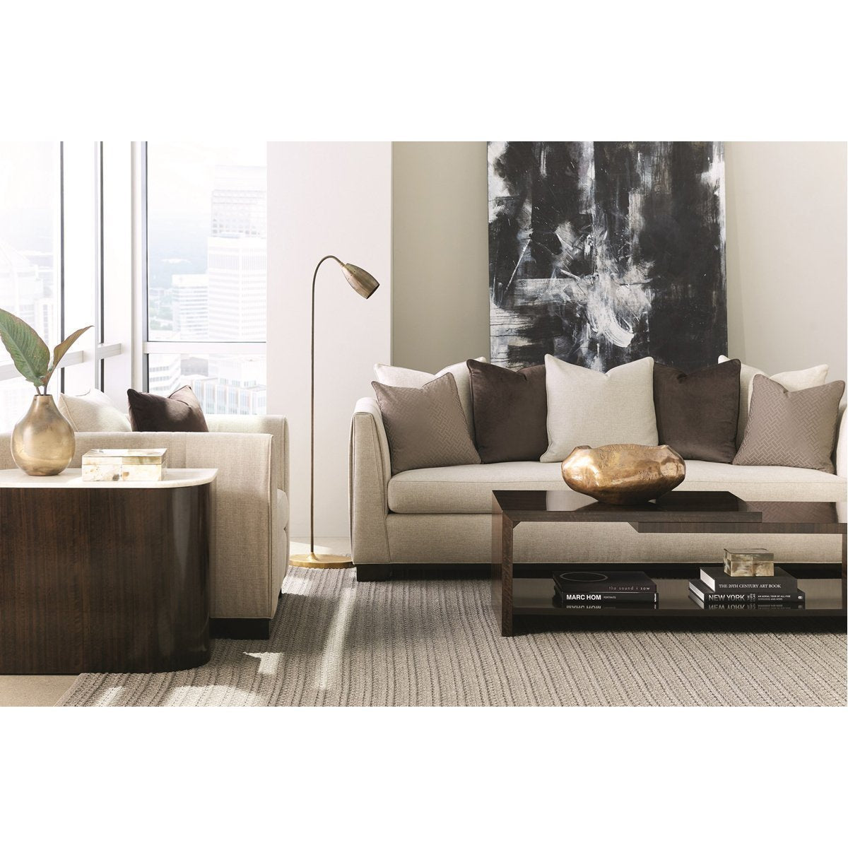Caracole Modern Streamline Moderne Sofa