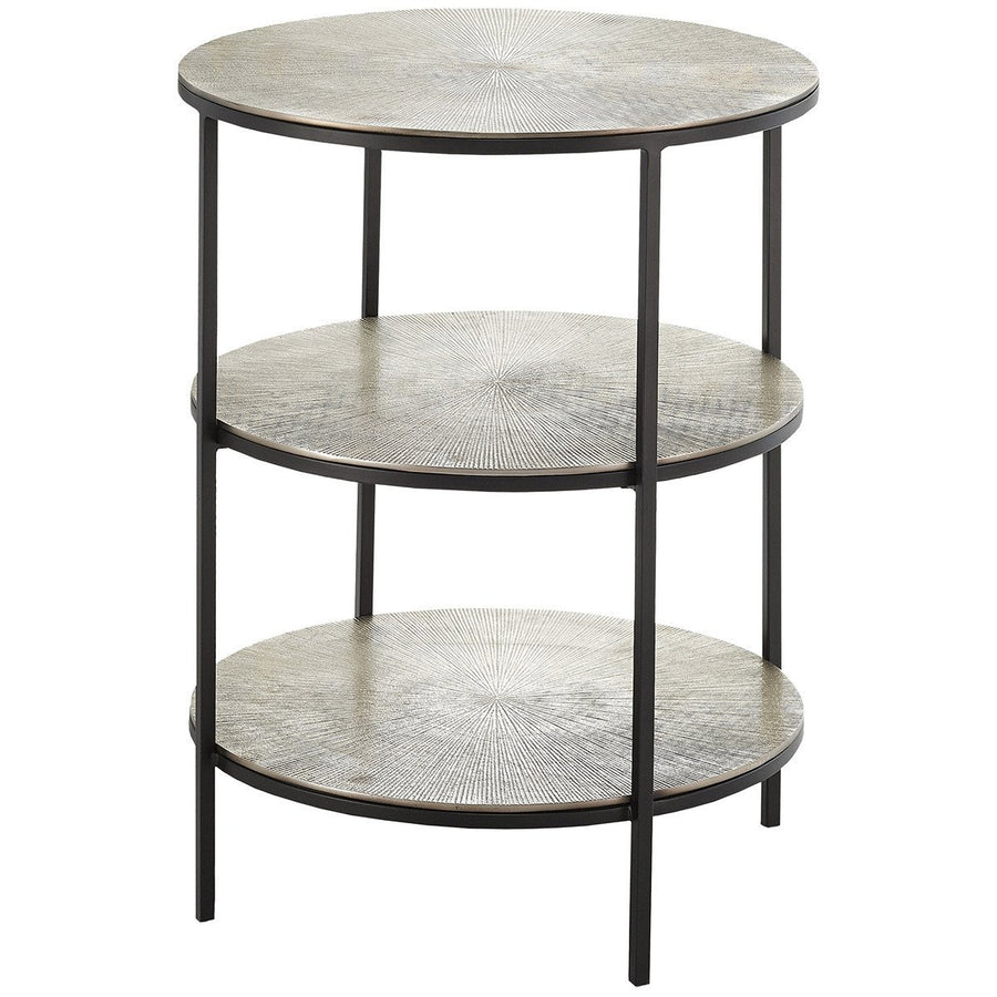 Currey and Company Cane Accent Table